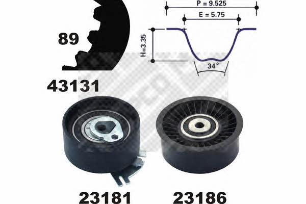 Mapco 23131 Timing Belt Kit 23131: Buy near me in Poland at 2407.PL - Good price!