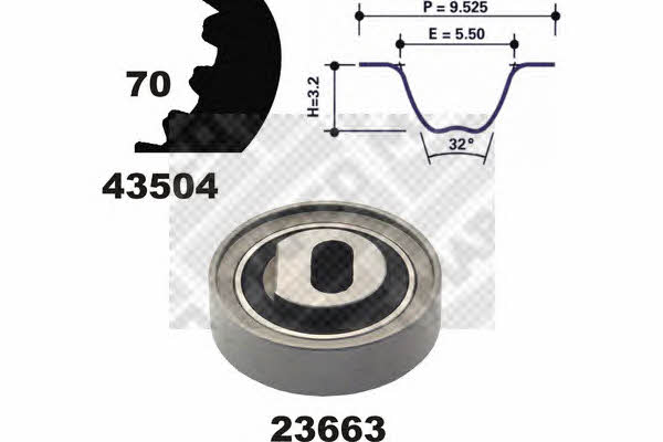 Mapco 23504 Timing Belt Kit 23504: Buy near me in Poland at 2407.PL - Good price!