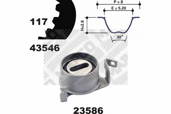 Mapco 23546 Timing Belt Kit 23546: Buy near me in Poland at 2407.PL - Good price!