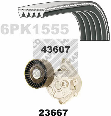 Mapco 23609 Drive belt kit 23609: Buy near me in Poland at 2407.PL - Good price!