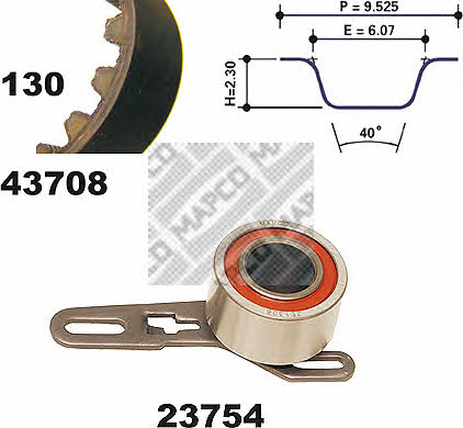 Mapco 23708 Timing Belt Kit 23708: Buy near me in Poland at 2407.PL - Good price!