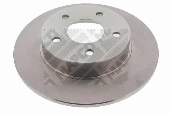 Mapco 45512 Rear brake disc, non-ventilated 45512: Buy near me in Poland at 2407.PL - Good price!