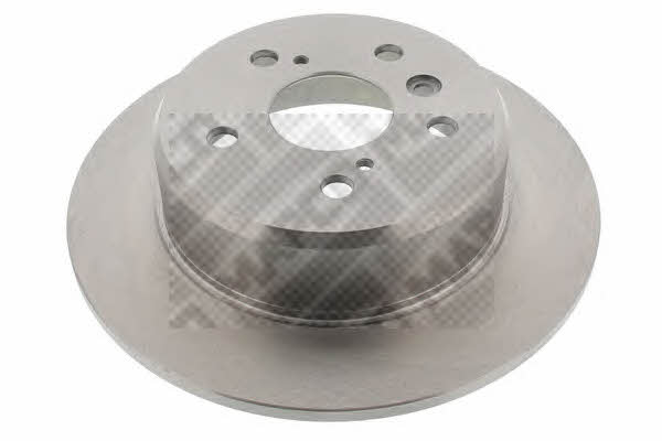 Mapco 45554 Rear brake disc, non-ventilated 45554: Buy near me in Poland at 2407.PL - Good price!