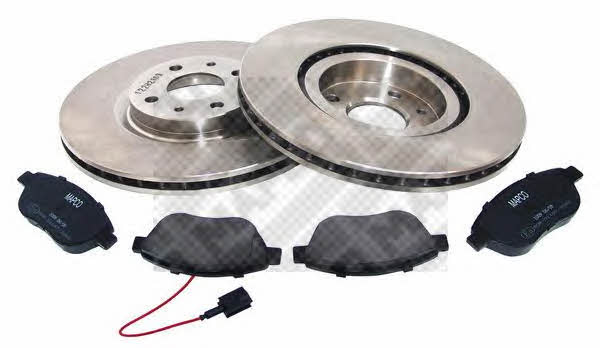 Mapco 47013 Front ventilated brake discs with pads, set 47013: Buy near me in Poland at 2407.PL - Good price!