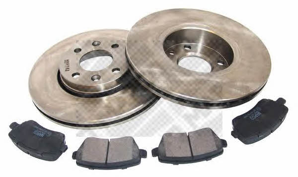  47507 Front ventilated brake discs with pads, set 47507: Buy near me in Poland at 2407.PL - Good price!