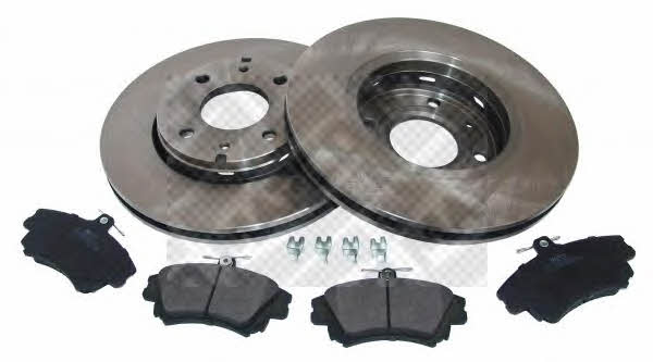 Mapco 47531 Front ventilated brake discs with pads, set 47531: Buy near me in Poland at 2407.PL - Good price!