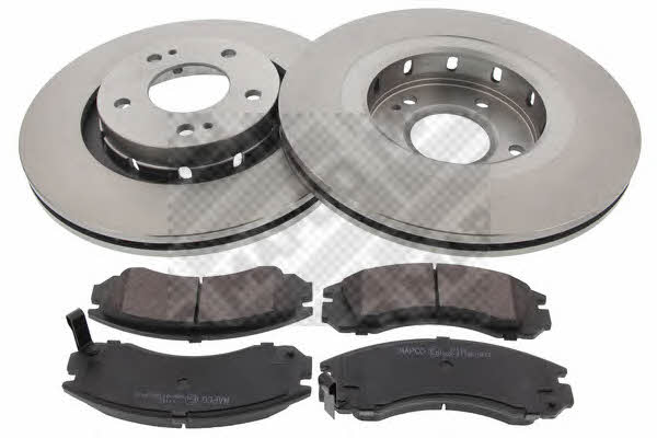 47538 Front ventilated brake discs with pads, set 47538: Buy near me in Poland at 2407.PL - Good price!