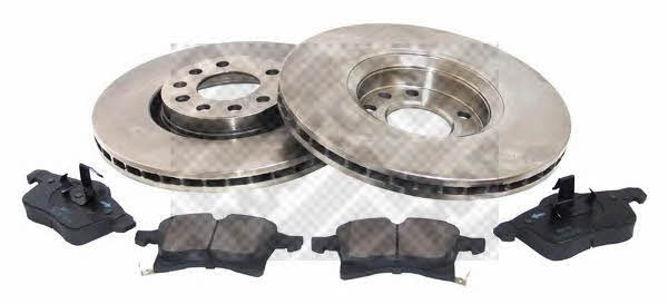Mapco 47690 Front ventilated brake discs with pads, set 47690: Buy near me in Poland at 2407.PL - Good price!
