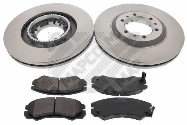 Mapco 47696 Front ventilated brake discs with pads, set 47696: Buy near me in Poland at 2407.PL - Good price!