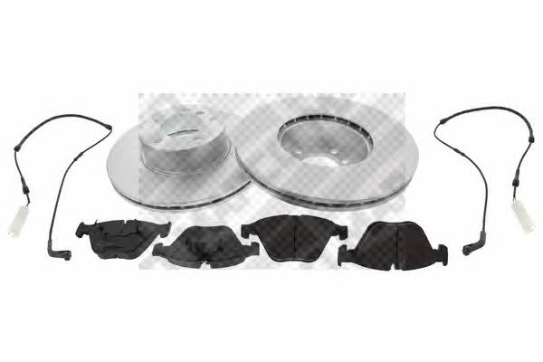 Mapco 47763HPS Front ventilated brake discs with pads, set 47763HPS: Buy near me in Poland at 2407.PL - Good price!