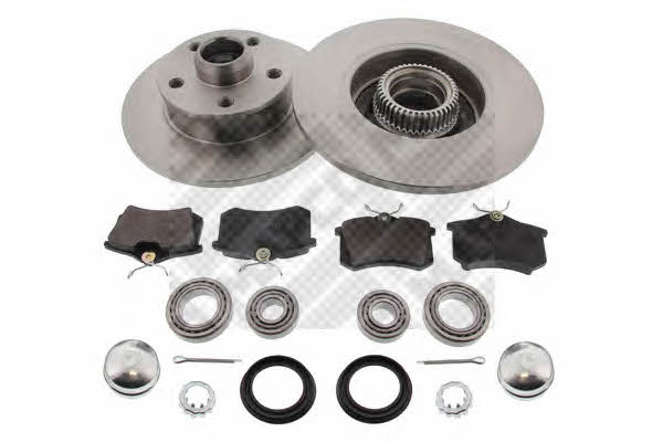  47773 Brake discs with pads rear non-ventilated, set 47773: Buy near me in Poland at 2407.PL - Good price!