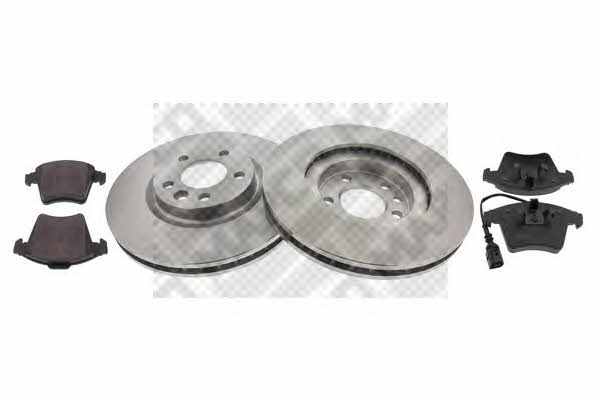 Mapco 47777 Front ventilated brake discs with pads, set 47777: Buy near me in Poland at 2407.PL - Good price!