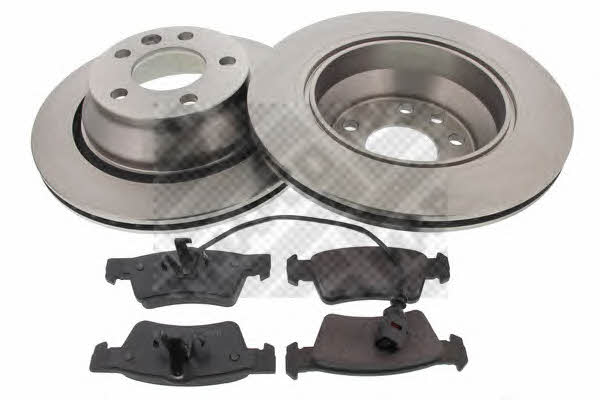 Mapco 47778 Rear ventilated brake discs with pads, set 47778: Buy near me in Poland at 2407.PL - Good price!