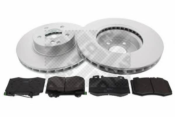 Mapco 47812HPS Front ventilated brake discs with pads, set 47812HPS: Buy near me at 2407.PL in Poland at an Affordable price!