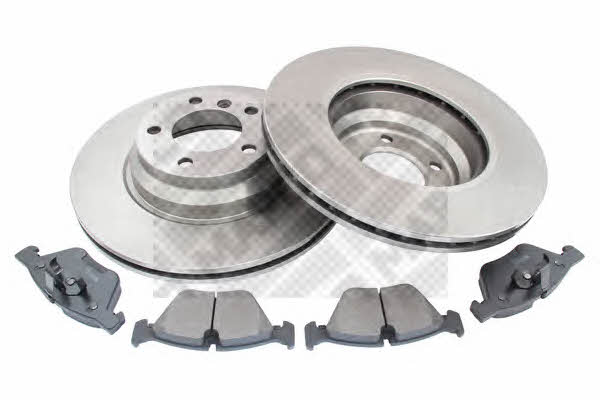 Mapco 47871 Front ventilated brake discs with pads, set 47871: Buy near me in Poland at 2407.PL - Good price!