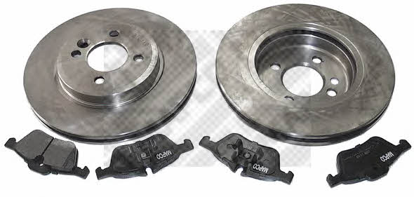 Mapco 47891 Front ventilated brake discs with pads, set 47891: Buy near me in Poland at 2407.PL - Good price!