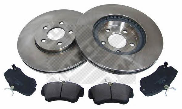 Mapco 47893 Front ventilated brake discs with pads, set 47893: Buy near me in Poland at 2407.PL - Good price!