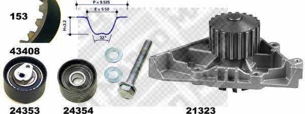  41408 TIMING BELT KIT WITH WATER PUMP 41408: Buy near me in Poland at 2407.PL - Good price!
