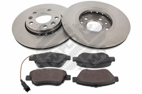 Mapco 47020 Front ventilated brake discs with pads, set 47020: Buy near me in Poland at 2407.PL - Good price!
