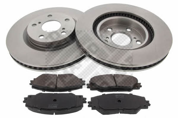 Mapco 47546 Front ventilated brake discs with pads, set 47546: Buy near me in Poland at 2407.PL - Good price!