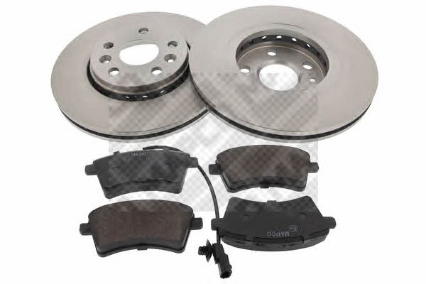 Mapco 47178 Front ventilated brake discs with pads, set 47178: Buy near me in Poland at 2407.PL - Good price!