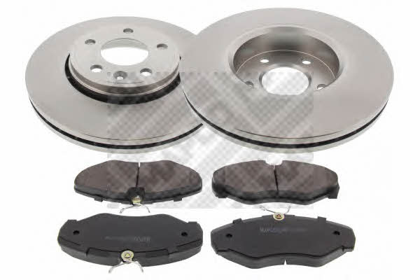 Mapco 47762 Front ventilated brake discs with pads, set 47762: Buy near me in Poland at 2407.PL - Good price!