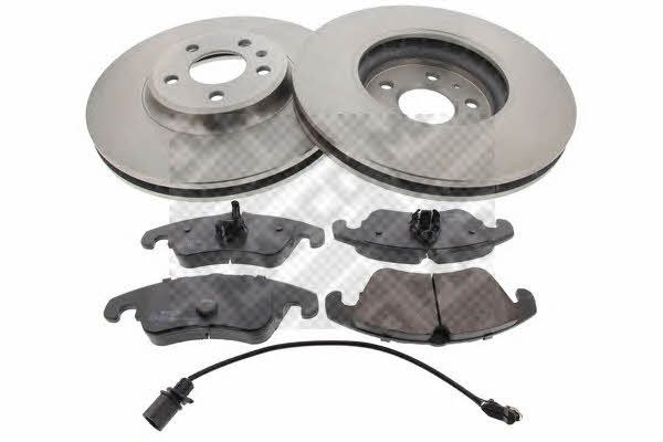 Mapco 47930 Front ventilated brake discs with pads, set 47930: Buy near me in Poland at 2407.PL - Good price!