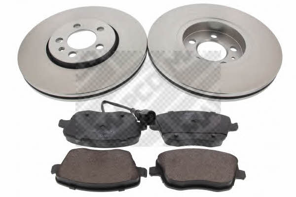 Mapco 47900 Front ventilated brake discs with pads, set 47900: Buy near me in Poland at 2407.PL - Good price!