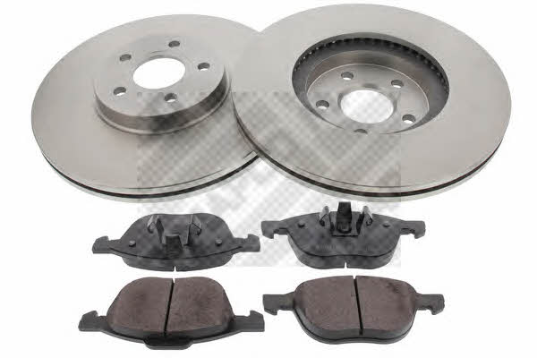 Mapco 47908 Front ventilated brake discs with pads, set 47908: Buy near me in Poland at 2407.PL - Good price!