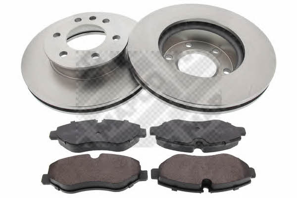Mapco 47913 Front ventilated brake discs with pads, set 47913: Buy near me in Poland at 2407.PL - Good price!