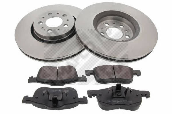 Mapco 47953 Front ventilated brake discs with pads, set 47953: Buy near me in Poland at 2407.PL - Good price!