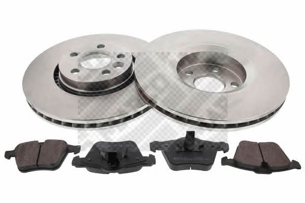 Mapco 47952 Front ventilated brake discs with pads, set 47952: Buy near me in Poland at 2407.PL - Good price!