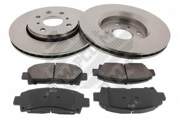  47355 Front ventilated brake discs with pads, set 47355: Buy near me in Poland at 2407.PL - Good price!