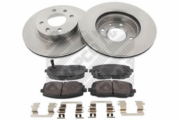  47512 Front ventilated brake discs with pads, set 47512: Buy near me in Poland at 2407.PL - Good price!
