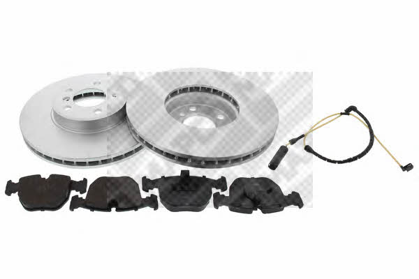 Mapco 47708HPS Front ventilated brake discs with pads, set 47708HPS: Buy near me in Poland at 2407.PL - Good price!