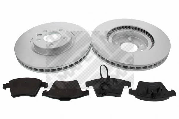 Mapco 47777HPS Front ventilated brake discs with pads, set 47777HPS: Buy near me in Poland at 2407.PL - Good price!