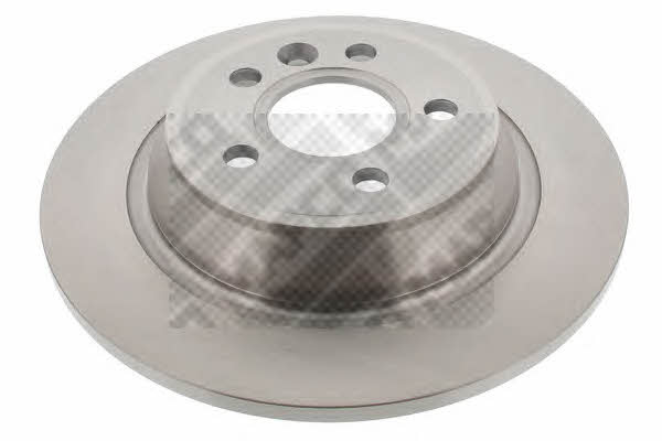 Mapco 25820 Rear brake disc, non-ventilated 25820: Buy near me at 2407.PL in Poland at an Affordable price!