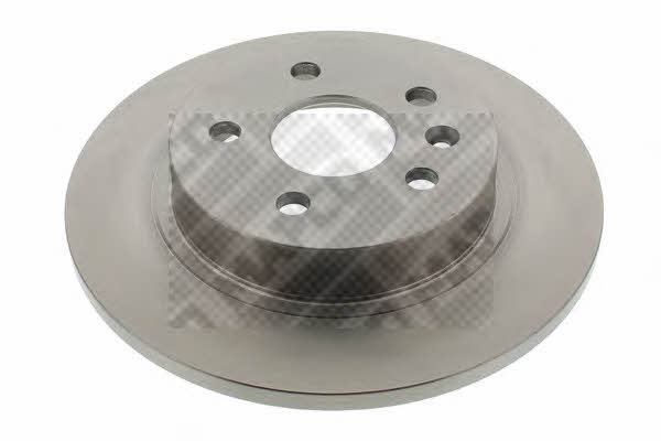 Mapco 25858 Rear brake disc, non-ventilated 25858: Buy near me in Poland at 2407.PL - Good price!