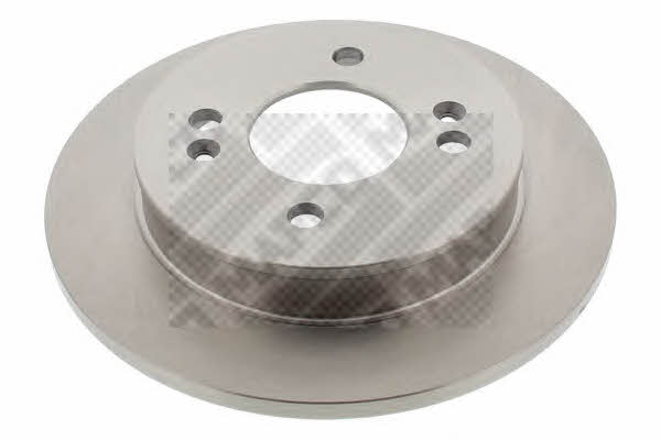 Mapco 45572 Rear brake disc, non-ventilated 45572: Buy near me in Poland at 2407.PL - Good price!