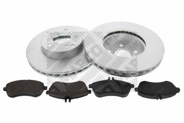 Mapco 47820HPS Front ventilated brake discs with pads, set 47820HPS: Buy near me in Poland at 2407.PL - Good price!