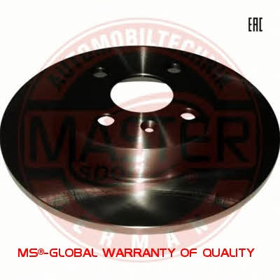 Master-sport 24-0110-0291-1-SET-MS Rear brake disc, non-ventilated 24011002911SETMS: Buy near me in Poland at 2407.PL - Good price!