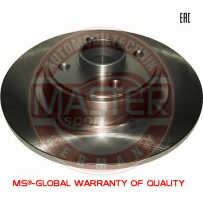 Master-sport 24-0111-0166-2-SET-MS Rear brake disc, non-ventilated 24011101662SETMS: Buy near me in Poland at 2407.PL - Good price!