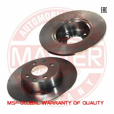 Master-sport 24-0110-0190-1-SET-MS Rear brake disc, non-ventilated 24011001901SETMS: Buy near me in Poland at 2407.PL - Good price!