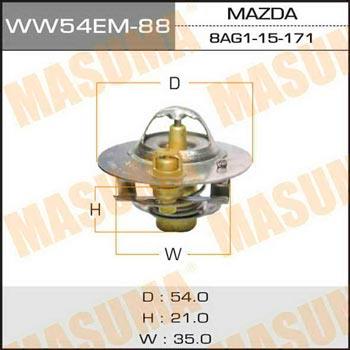 Masuma WW54EM-88 Thermostat, coolant WW54EM88: Buy near me in Poland at 2407.PL - Good price!