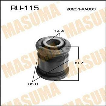 Masuma RU-115 Silent block rear wishbone RU115: Buy near me in Poland at 2407.PL - Good price!