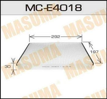 Masuma MC-E4018 Фільтр салону MCE4018: Приваблива ціна - Купити у Польщі на 2407.PL!