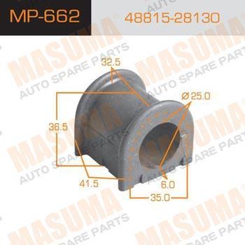 Masuma MP-662 Втулка стабілізатора переднього MP662: Приваблива ціна - Купити у Польщі на 2407.PL!