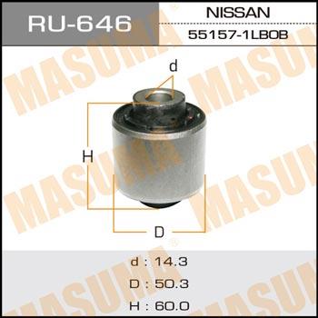 Masuma RU-646 Сайлентблок RU646: Приваблива ціна - Купити у Польщі на 2407.PL!