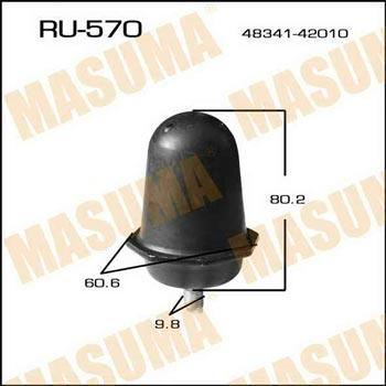 Masuma RU-570 Rubber buffer, suspension RU570: Buy near me in Poland at 2407.PL - Good price!