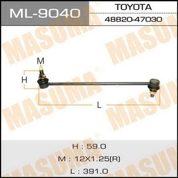 Masuma ML-9040 Rod/Strut, stabiliser ML9040: Buy near me in Poland at 2407.PL - Good price!